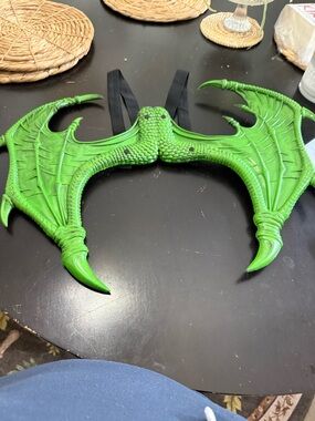 Halloween Costume Dragon Wings  Green